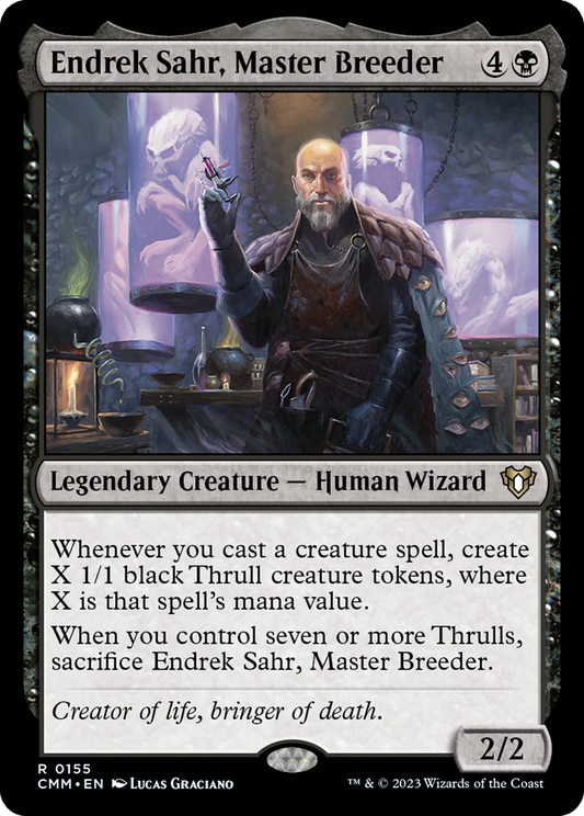Endrek Sahr, Master Breeder (CMM-155) - Commander Masters