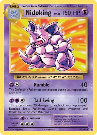 Nidoking 45/108 - XY  Evolutions
