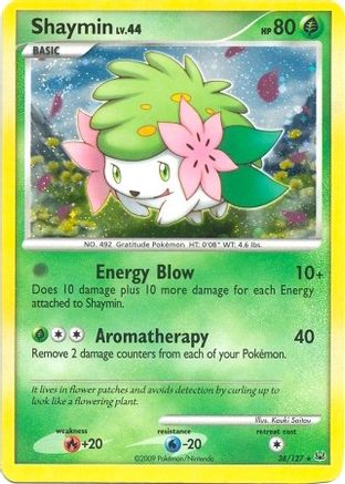 Shaymin - 38/127 (DPPt Platinum) 38 - Deck Exclusives Holofoil