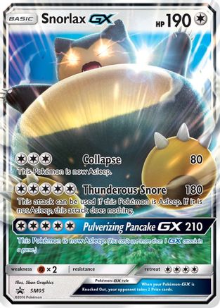 Snorlax GX - SM05 SM05/248 - SM Promos Holofoil