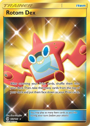 Rotom Dex Gold Secret Rare