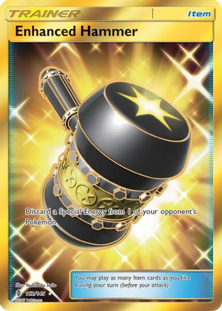Enhanced Hammer (Secret)/145 - SM  Guardians Rising Holofoil