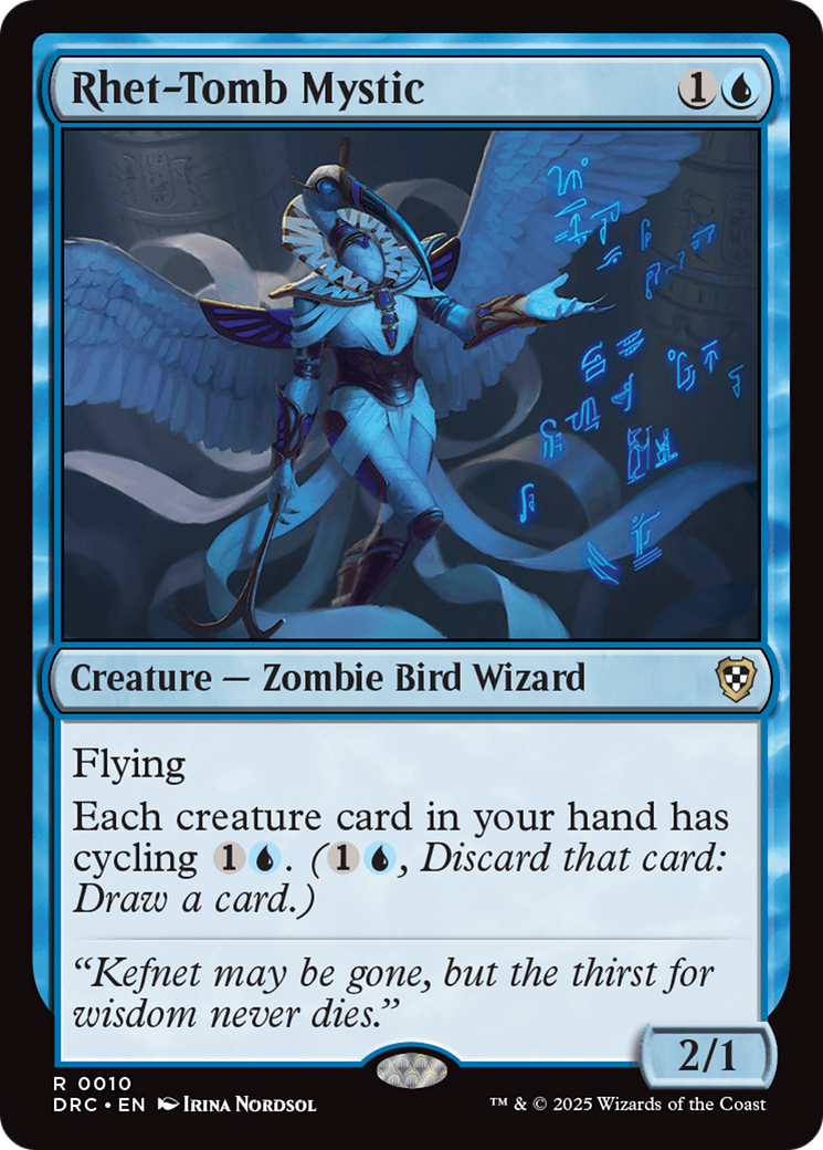 Rhet-Tomb Mystic (DRC-010) - Aetherdrift Commander