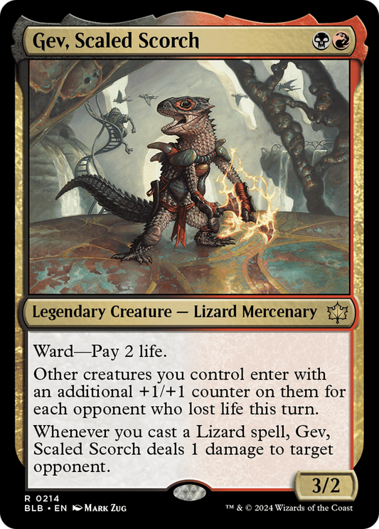 Gev, Scaled Scorch (BLB-214) - Bloomburrow