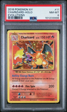 2016 POKEMON XY EVOLUTIONS #11 CHARIZARD-HOLO EVOLUTIONS