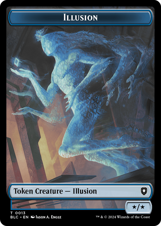 Illusion (TBLC-013) - Bloomburrow Commander Tokens