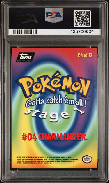 Charmander Topps #E4 PSA 5