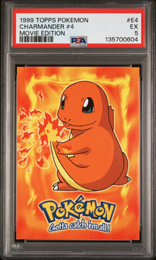 Charmander Topps #E4 PSA 5