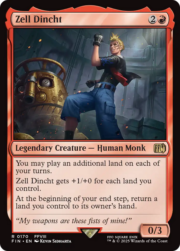 Zell Dincht (FIN-170) - FINAL FANTASY