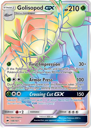 Golisopod GX Rainbow Rare Secret