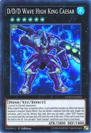 D/D/D Wave High King Caesar (COTD-EN042) - Code of the Duelist Unlimited