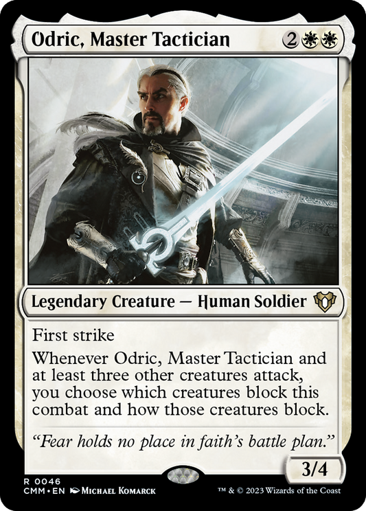 Odric, Master Tactician (CMM-046) - Commander Masters Foil