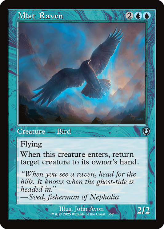 Mist Raven (Retro Frame) (-362) - Innistrad Remastered Foil
