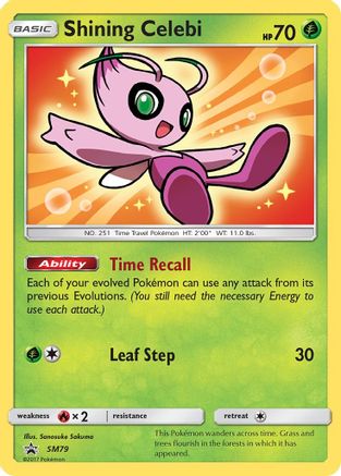 Shining Celebi SM79/248 - SM Black Star Promos Holofoil