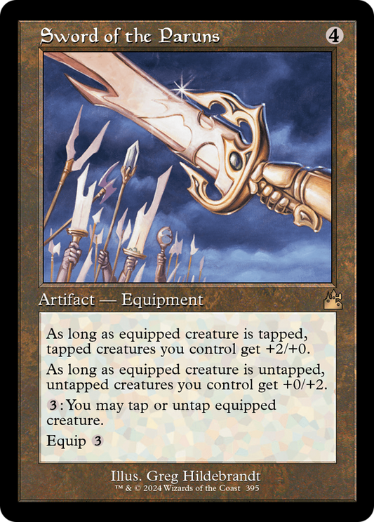 Sword of the Paruns Retroframe Foil