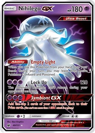 Nihilego GX 49/111 - SM  Crimson Invasion Holofoil