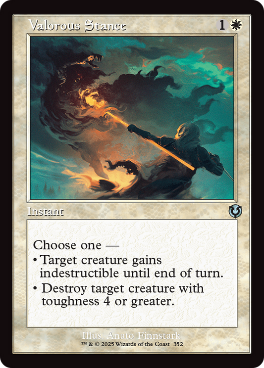 Valorous Stance (Retro Frame) (-352) - Innistrad Remastered