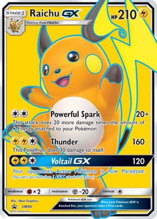 Raichu GX - SM90 SM90/248 - SM Promos Holofoil