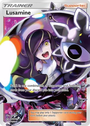 Lusamine (Full Art) 153/156 - SM  Ultra Prism Holofoil