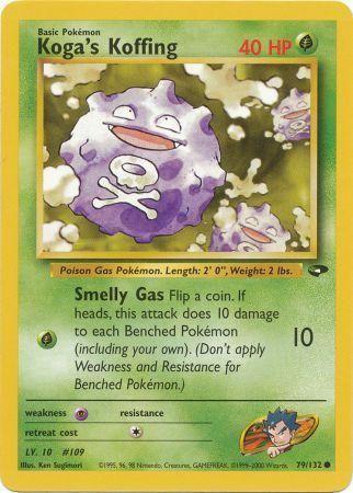 Koga's Koffing (79) 79/132 - Gym Challenge Unlimited