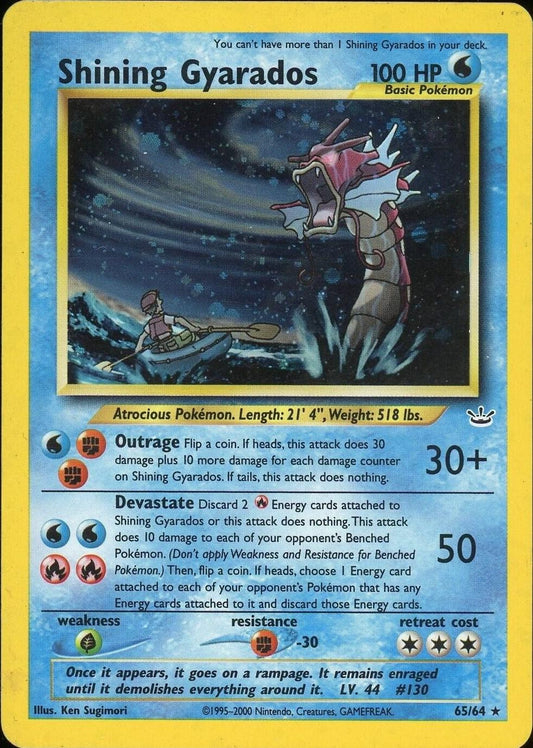 Shining Gyarados 65/64 - Neo Revelation Unlimited Holofoil