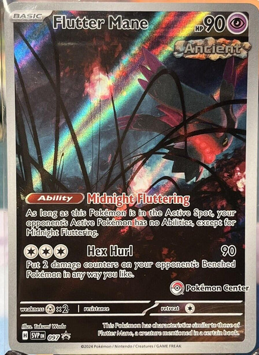 Flutter Mane - 097 (Pokemon Center) 97 - SV Scarlet & Violet Promo Cards Holofoil