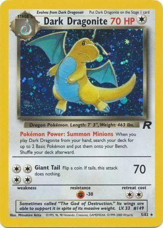 Dark Dragonite Unlimited Holo