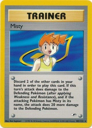 Misty (102) 102/132 - Gym Heroes Unlimited