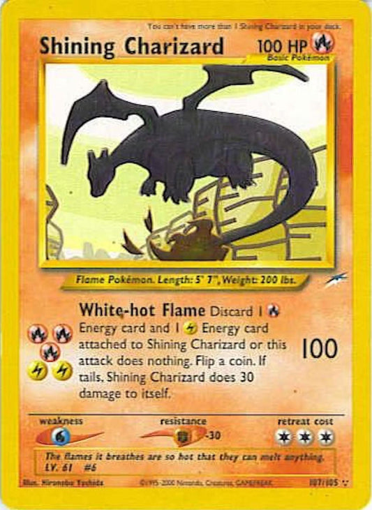 Shining Charizard 107/105 - Neo Destiny Unlimited Holofoil