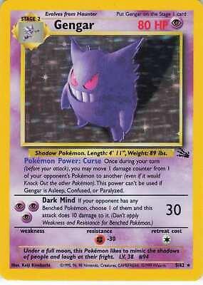 Gengar (5) 5/62 - Fossil Unlimited Holofoil