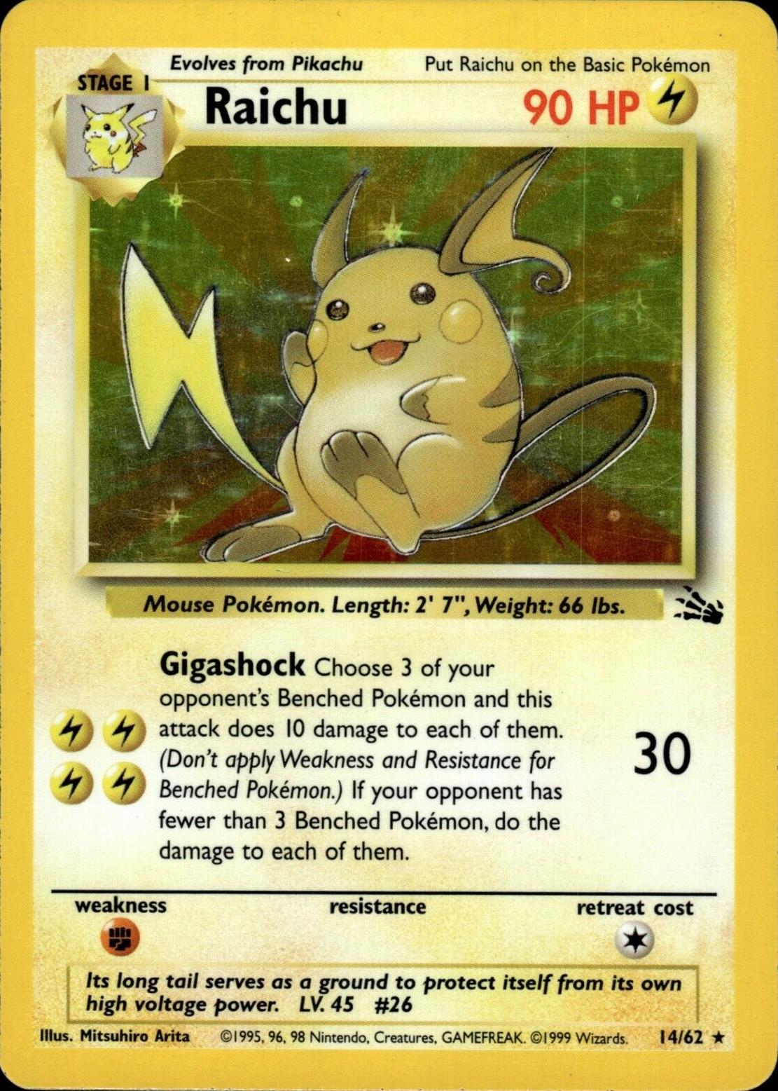 Raichu Holo Unlimited