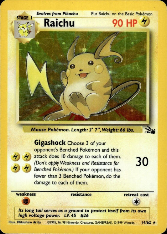 Raichu Holo Unlimited