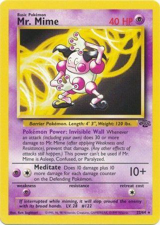 Mr. Mime (22) 22/64 - Jungle Unlimited