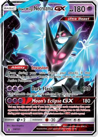 Dawn Wings Necrozma GX - SM101 SM101/248 - SM Promos Holofoil