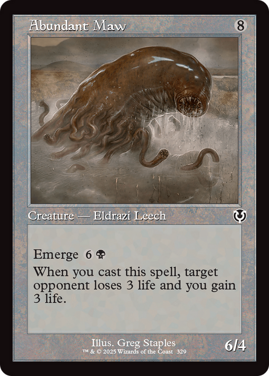 Abundant Maw (Retro Frame) (-329) - Innistrad Remastered Foil