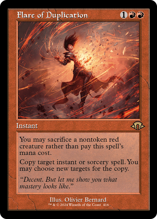 Flare of Duplication (MH3-416) - Modern Horizons 3 Foil