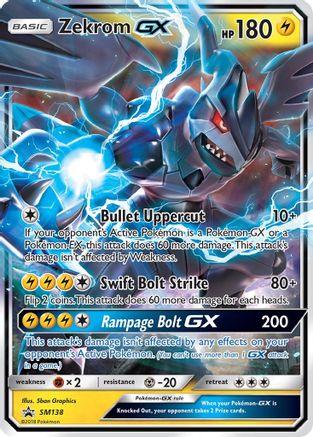Zekrom GX - SM138 SM138/248 - SM Promos Holofoil