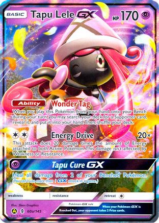 Tapu Lele GX - 60a/145 60a/145 - Alternate Art Promos Holofoil