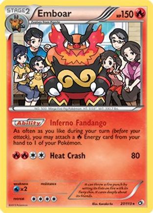 Emboar - 27/113 (Legendary Treasures) - Deck Exclusives