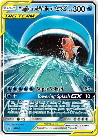 Magikarp & Wailord GX SM166/248 - SM Promos Holofoil