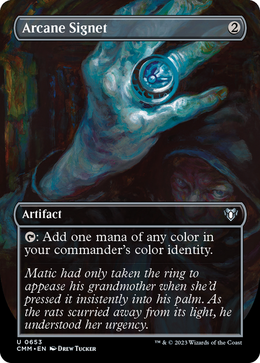 Arcane Signet (CMM-653) - Commander Masters (Borderless) Foil