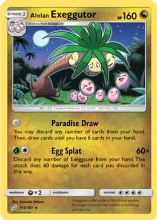Alolan Exeggutor (115) 115/181 - SM  Team Up