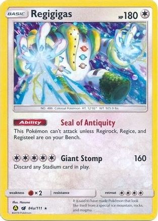 Regigigas - 84a/111 84a/111 - Alternate Art Promos Holofoil