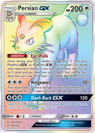 Persian GX FA Rainbow Rare