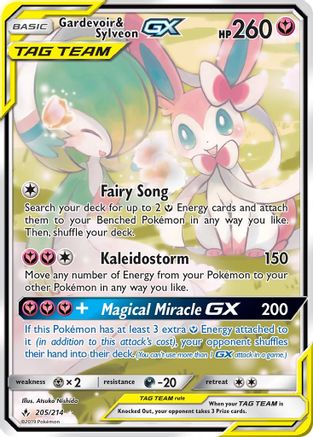 Gardevoir & Sylveon GX Tag Team Alt Art