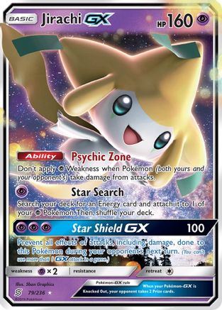 Jirachi GX 79/236 - SM  Unified Minds Holofoil