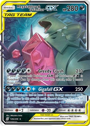 Mega Sableye & Tyranitar GX Tag Team