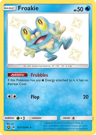 Froakie SV11/94 - Hidden Fates Shiny Vault Holofoil