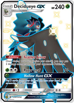 Decidueye GX SV47/94 - Hidden Fates Shiny Vault Holofoil