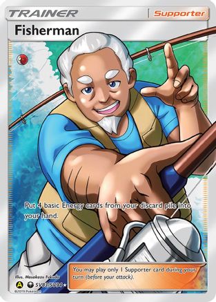 Fisherman SV83/94 - Hidden Fates Shiny Vault Holofoil